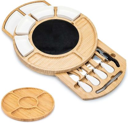 直角竹チーズ皿とナイフセット 商用購入者 ギフトショップ