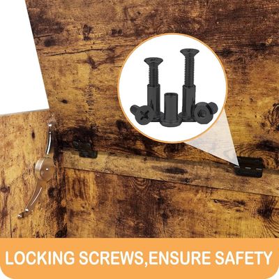 リビングルーム用の木製入口収納箱 オーダーメイドロゴ 受け入れられるおもちゃ収納箱