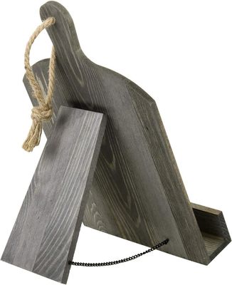 田舎風の木製 レシピ本柄 調節可能で折りたたむ キッチン用