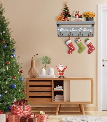 カスタマイズされた形 木のキーホルダー 壁マウント キーハンガー キーコレクションを整理