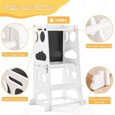 リビングルーム 家具 子供 キッチン ステップ 学習用のストール 立塔