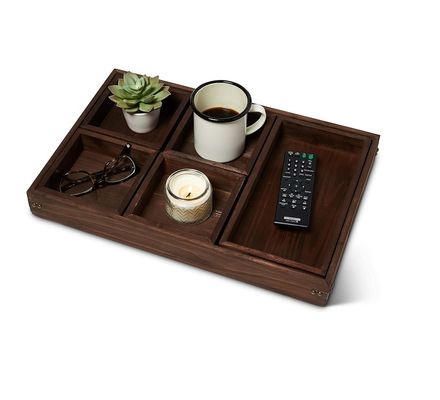 切断ブロック カスタムサービス 18.5 X 12 インチ 大きな田舎式コーヒーソファーとソファ 食事のためのトレイをサービス