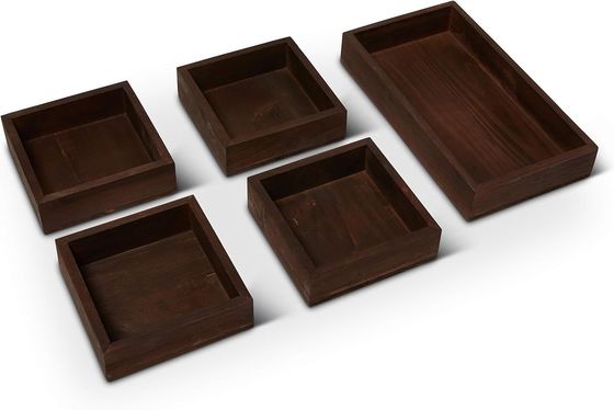 切断ブロック カスタムサービス 18.5 X 12 インチ 大きな田舎式コーヒーソファーとソファ 食事のためのトレイをサービス