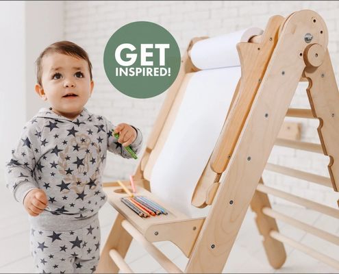 202405 スウェーデンの梯子 4in1 トッドルクライミングジム