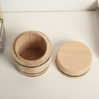 木製 シンプル カラー 貯蔵 バレル あなたの好みに合わせてカスタマイズできます