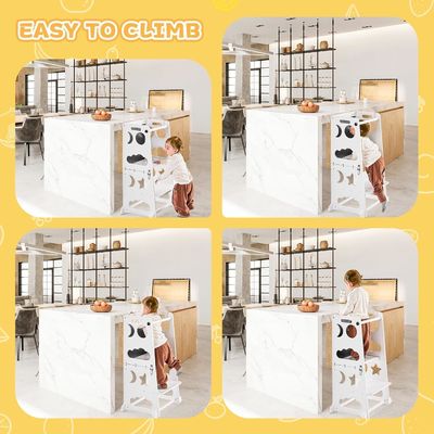 子供 キッチン ステップ ストール 学習 スタンド 塔 調整可能な プラットフォーム 郵便 梱包