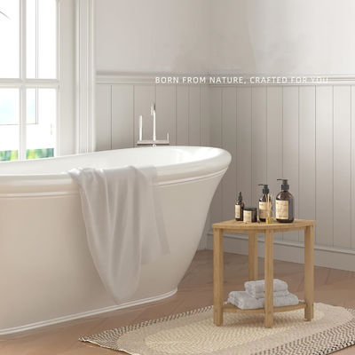 リビング オーダーメイド 簡単に組み立て バンブー バスルーム シャワー ストール 棚付き