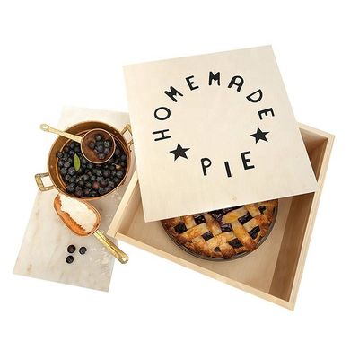 ビタルーックス オーダーメイド アップルパイ 包装 特別なプレゼントのための環境に優しい木製の箱
