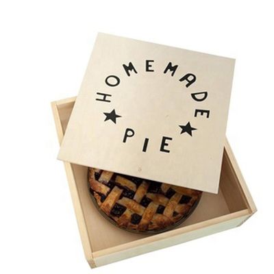 ビタルーックス オーダーメイド アップルパイ 包装 特別なプレゼントのための環境に優しい木製の箱