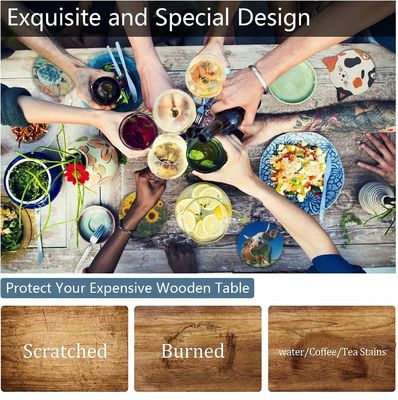 テーブル の 装飾 に 用い られる,様々な 形 と 色 の 現代 デザイン の 陶器 の コースター