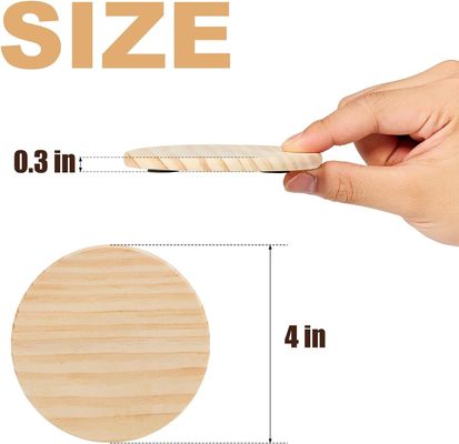 テーブルの飾り付け用 彫刻された環境に優しい木製のコースター 装飾用 アクセサリー 備蓄マット パッド