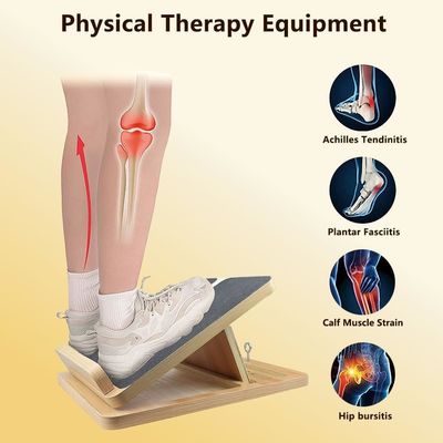 調整可能な傾き板 牛乳の伸縮と足首の柔軟性 木製の斜面板