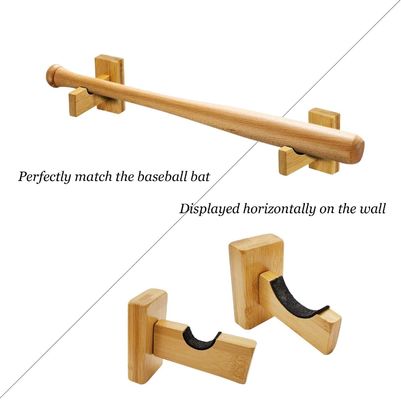 野球とソフトボールバットのための壁棚 多機能フックタイプ設置