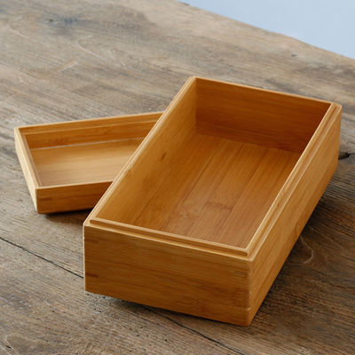 手作り 生物分解可能な竹 収納箱 ギフト 工芸品 箱 竹 または オーダーメイド 木