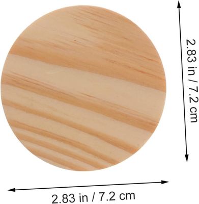 8pcs 木製の竹の蓋 漏れのないキャンドル ガラスボトル 空気密度の高いボトル 木製の蓋ボトル