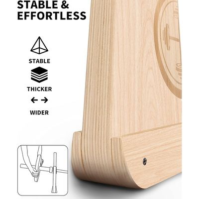 滑らないハンドル 木製 デッドリフト バベル ジャック ウェイトトレーニングバー スタンド オーダーメイド ロゴ