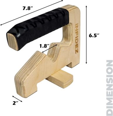 木製 引き上げ 押し上げ ハンドル 抵抗バンドホルダー 滑り止め カリステニクス 機器