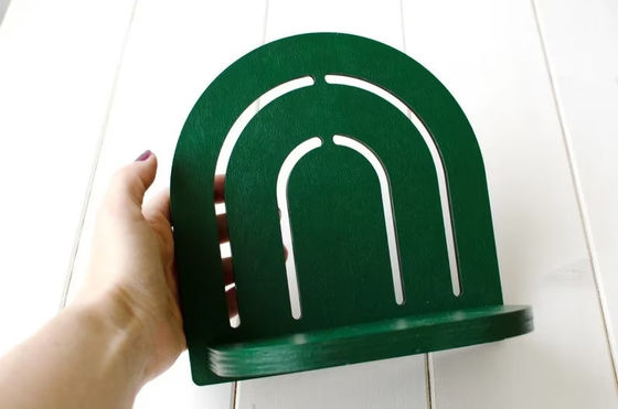 レインボー 木製 壁掛け装飾 リビング 室内 家具のための小さな植物展示棚