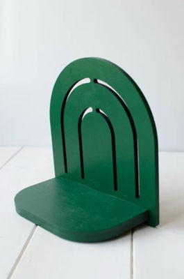 レインボー 木製 壁掛け装飾 リビング 室内 家具のための小さな植物展示棚