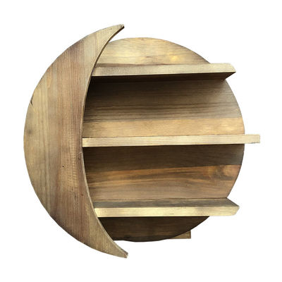 リビング 部屋 家具 壁に装着された 浮遊月水晶棚 精油の保管用