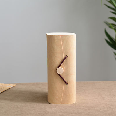 頑丈な固木コルク 皮革 貯蔵ボックス 茶 木製ケース ビルク 宝石 木製 フリーナー ボックス