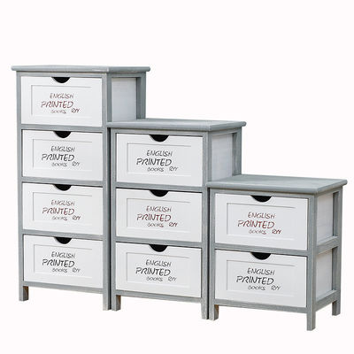 パインオーク 引き出しの箱 子供のための木のリビングルーム 収納キャビネット