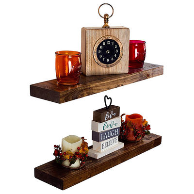 現代デザイン リビングルーム用 木製浮き棚 OEM/ODM 先端技術