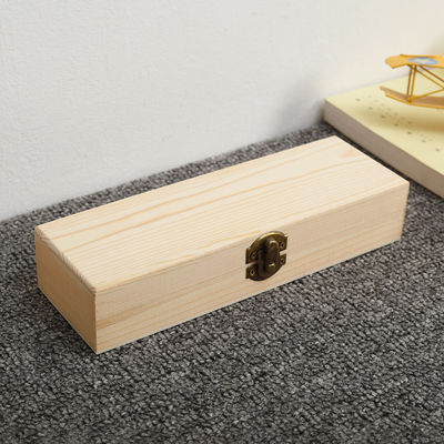 パーソナライズド パインウッド フリップ鉛筆ケース 文具とアクセサリーを整理する