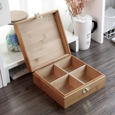 カスタマイズ バンブー 月ケーキ 包装 木製 宝石 収納箱 鍵とセキュリティ