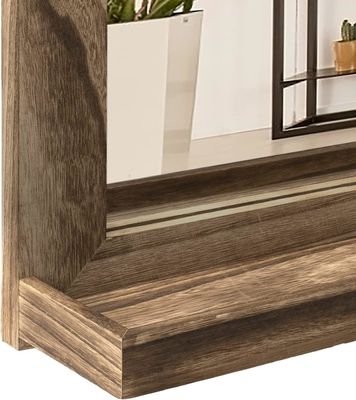 シェルフメリットと階層の数を持つ高量農家の装飾壁鏡