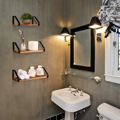 高量 モダンデザイン 固木 壁掛け浮遊棚 OEM/ODM用