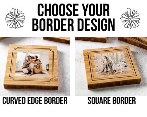 スタイルのカスタマイズ可能な木製の写真フレーム サンプル 料金は無料または返品されます