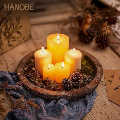 オーダーメイド 木製 サービス トレイ 田舎式 丸い キャンドルホルダー ケーキツールとデザインのための装飾