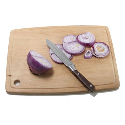 機能的で耐久性のある固い木製ビーク切断板