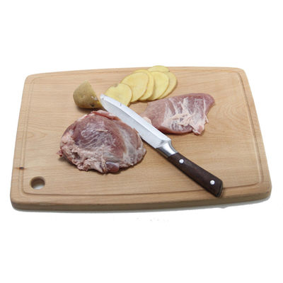 機能的で耐久性のある固い木製ビーク切断板