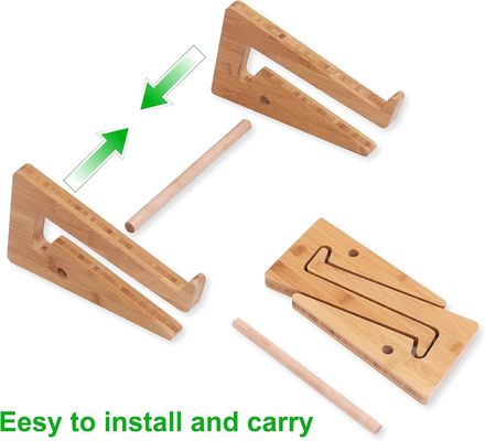 木製の壁棚装飾 説明 ラップトップスタンド