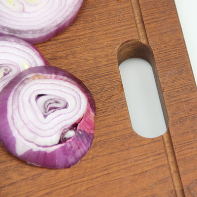 機能的な固形木材切断板 取っ手 オーダーメイドサイズ 持続的な印刷 燃焼