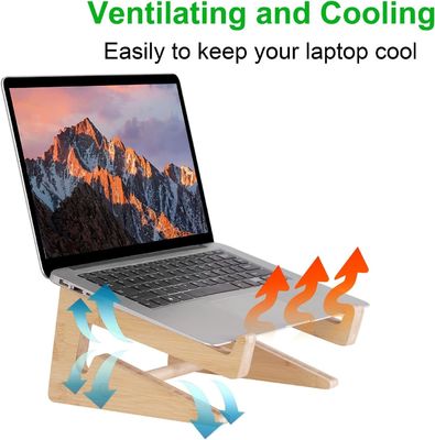 木製の壁棚装飾 説明 ラップトップスタンド