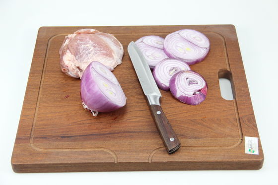 機能的な固形木材切断板 取っ手 オーダーメイドサイズ 持続的な印刷 燃焼