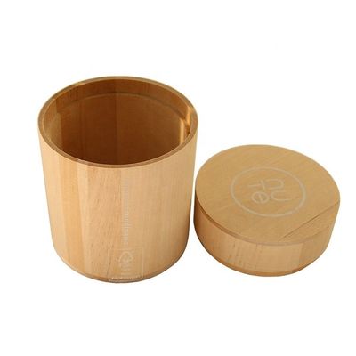 ヨーロッパ ビタルーックス 未完成 小型 木製 塗装 木製 シンプル カラー シリンダー ボックス