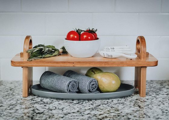 カスタマイズされたロゴ エレガント ハンドフィニッシュ 家庭用装飾 カウンター棚 オーガナイザー チーズボード