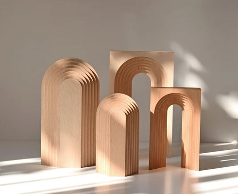 モダンデザイン オーダーメイド 木製家具 グラフィック イラストレーション アート 装飾 アーチ 彫刻