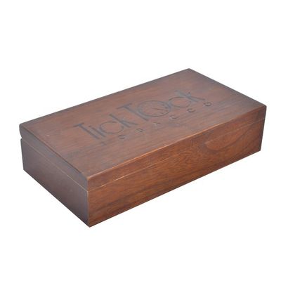 パーソナライズ可能なロゴとカラー 漆喰付きの木製のタバコケース
