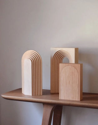 モダンデザイン オーダーメイド 木製家具 グラフィック イラストレーション アート 装飾 アーチ 彫刻