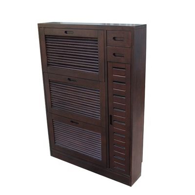 環境に優しい木製の靴 展示用家具 キャビネット