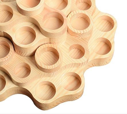 15ml と 10ml エッセンシャルオイルボトル パーソナライズドロゴ付きのスタンドラック