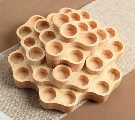 15ml と 10ml エッセンシャルオイルボトル パーソナライズドロゴ付きのスタンドラック