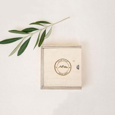 環境に優しい複合材質構造の木製のプレゼントボックス