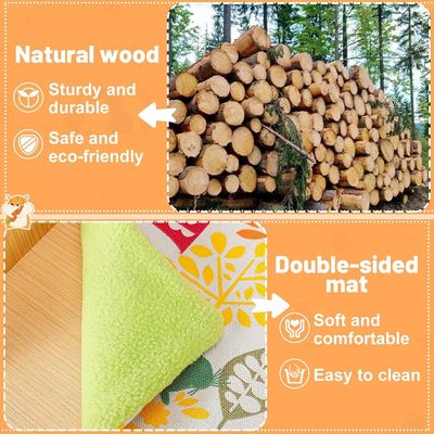 頑丈な木製の豚隠れ家 階段とベッドの小屋の改装