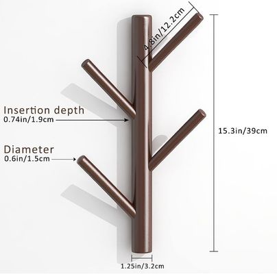 寝室と浴室の壁飾り ハンガー